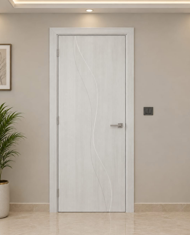 باب PVC – ابيض LX-6001 - الصورة 4